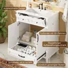 Meuble-lavabo Flieks avec vasque en céramique intégrée, 9 Voir les images du produit 8