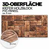 3D Wandpaneele PVC Holzoptik | Kiefer Holzblock | 20 Produktbild-Vorschau 5