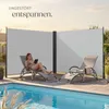 tectake® Doppel-Seitenmarkise 180 x 600 cm ausziehbar, mit Produktbild-Vorschau 8