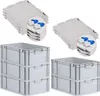 SuperSparSet 5x Eurobox NextGen Grip mit Scharnierdeckel Produktbild-Vorschau 1