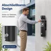 Edelstahl Aschenbecher Säule schwarz Outdoor Produktbild-Vorschau 3