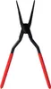 A pair of black pliers with red handles against a white background. Náhľad obrázku produktu