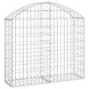 vidaXL Gabion s vysokým obloukem 100x30x80/100 cm Náhled obrázku produktu 1