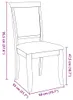 VidaXL 4102489, Schaum, Polyester, Gummibaumholz, 110 kg, Produktbild-Vorschau 8