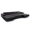 MUFFO Ecksofa U-Form ALONZO U mit Schlaffunktion 130x280 Produktbild-Vorschau 6