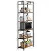 Leiter-Bücherregal 154 cm, Hoch, Metall, Industrie-Stil Produktbild-Vorschau 1
