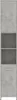vidaXL Mobile da bagno grigio cemento 30x30x183,5 cm Anteprima dell’immagine prodotto 14