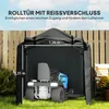 Outsunny Garagenzelt, wasserdicht Zeltgarage mit Tür, Produktbild-Vorschau 6