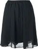 Forplay Kurzer Rock Damen Schwingender Ciffonrock schwarz Produktbild-Vorschau 2