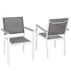 Avestar 2er Set Gartenstühle, Outdoor Stapelstühle, aus Produktbild-Vorschau 10