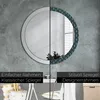 Spiegel Rund mit Aufdruck - Wandspiegel Design Wandmontage Produktbild-Vorschau 5