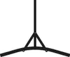 A black metal stand with three curved legs and a central vertical pole. Náhled obrázku produktu