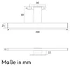 kalb | LED Badleuchte Badlampe Spiegellampe 230V warmweiss Produktbild-Vorschau 7