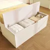 Łóżko pojedyncze białe 90 x 200 cm z listwami, oświetleniem Podgląd zdjęcia produktu 16