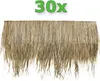 30x Palmdach 148 x 80 cm Palmpaneele Palmschindel Natur Produktbild-Vorschau 2