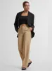 Urban Classics - Damen Wide Pleated Hose - UNIONBEIGE - W30 Produktbild-Vorschau 5