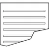 A diagram of a notebook with horizontal lines. Náhled obrázku produktu