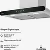 Klarstein CurveVent Hotte Murale - 60cm Hotte Aspirante, Voir les images du produit 6
