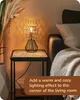EDISHINE Tischlampe Wohnzimmer, Nachttischlampe Vintage Produktbild-Vorschau 6