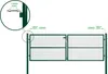 Doppelflügeliges Zauntor 3m OLGA H.100cm grün Produktbild-Vorschau 8