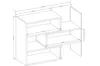 Bücherregal KAROL 3 Standregal Regal Eiche Artisan Produktbild-Vorschau 3