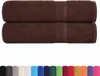 vidaXL Serviettes de douche FROGN, lot de 2, marron, 70 x Voir les images du produit 1