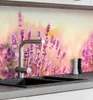 Küchenrückwand selbstklebend rosa Blüten Spritzschutz Folie Produktbild-Vorschau 1