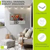 ARTland Wandbild Alu für Innen & Outdoor Ladentisch Größe: Produktbild-Vorschau 2