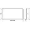 Mexen X-Wall-NR Tablette à encastrer sans garniture 45 x 30 Voir les images du produit 8