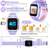 (Lila) T32 4G Smartwatch für Kinder, Telefonuhr mit Kamera, Produktbild-Vorschau 4