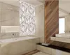 Rideau de douche demi-cassette PEVA Havana Brown Beige Voir les images du produit 1