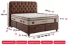 Bambi Bett 180x200, Boxspringbett mit Matratze & Stauraum, Produktbild-Vorschau 5