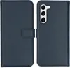 Selencia Echtleder Klapphülle Samsung Galaxy S23 - Blau Produktbild-Vorschau 1
