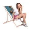 Dreamroots Liegestuhl klappbar Holz, Buchenholz bis zu 130 Produktbild-Vorschau 2