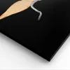 Bild auf Leinwand - Leinwandbild - Einteilig - Schwarz Frau Produktbild-Vorschau 5
