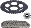 Řetězová sada 3-dílná černá 11/47 zubů pro Zündapp CS 25 Náhled obrázku produktu 1
