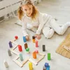 Ulanik Montessori Holzset "Häuser" Produktbild-Vorschau 3