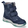 Bisgaard Kinder Winterstiefel Blau Leder Textil wasserfest Produktbild-Vorschau 5