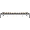 vidaXL Bettgestell Grau Sonoma 140x190 cm Holzwerkstoff und Produktbild-Vorschau 5