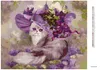 Diamondi - Diamond painting - KATZE MIT HUT, 40X50 cm, mit Produktbild-Vorschau 3