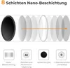 K&F Concept 67mm Variabler ND Filter ND2-ND400 Slim Neutral Produktbild-Vorschau 3