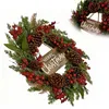Weihnachtskränze und Winterkränze zum Aufhängen Tür Kränze Produktbild-Vorschau 4