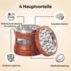 Gewürzmühle kompakt 70mm Magnetdeckel Metallmahlwerk Produktbild-Vorschau 4