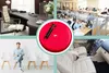 Červený sedací míč, ergonomický balanční polštář, vzduchový Náhled obrázku produktu 12