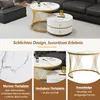 STILVORA Couchtisch-Set mit Hochglanz,2er-Set Produktbild-Vorschau 6