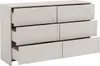 Kommode mit 6 Schubladen - MDF - Beige - NALYRA Produktbild-Vorschau 3