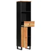 "im Angebot" Badschrank 38x33x160 cm Massivholz Akazie - Produktbild-Vorschau 3