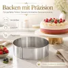 Obręcz na tort, ES, 8 cm, bezstopniowa regulacja Podgląd zdjęcia produktu 8