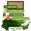 Moosbild DIY Set - Do It Yourself Wandbild (Schwarz 60x30 Produktbild-Vorschau 6