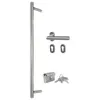 Porte d'ingresso vidaXL antracite 100x210 cm in alluminio e Anteprima dell’immagine prodotto 11
